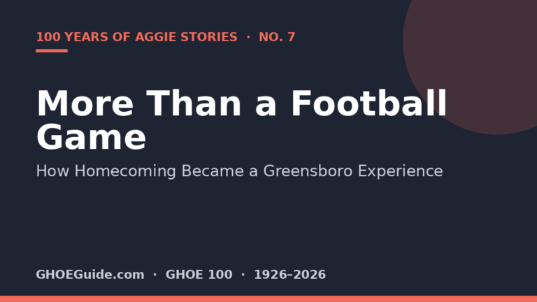 More Than a Football Game — 100 Years of Aggie Stories